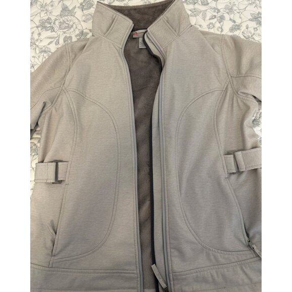 Free Country Faux Fur Lined Jacket Women's, Size Large Gray Faux Fur lining - Picture 11 of 12